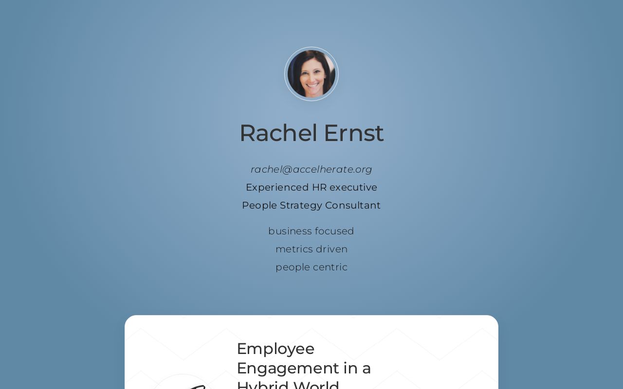 Rachel Ernst HR Consulting